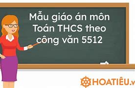 Mẫu Giáo An Theo Công Văn 5512 Môn Toán